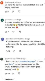 Comments on the post